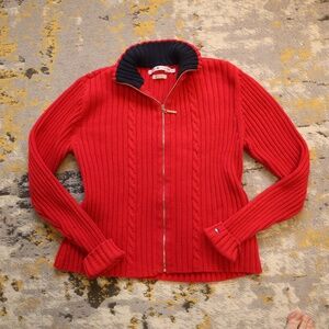 Tommy Hilfiger Women's Red Jumper